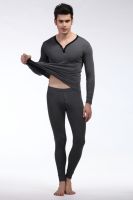 [COD] Mens underwear thermal set long johns suit V-neck 4010TZ