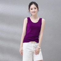 Women Vest Plus Size Tanks Camisoles Loose Sleeveless Tops Solid Color Tank Tops