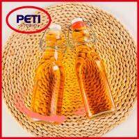 ขวดกระจกด้านหน้าฝาพับได้สำหรับสตูดิโอ PETI ใหม่เอี่ยมแบบฝาพับทำจากแก้วทรงกลมขวดไวน์แบบเอนไซม์1000มล.