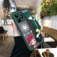 เคสสำหรับ Realme C53 Realme Narzo N53กันกระแทกด้านหลังฝ้ารักการ์ตูนเล็กๆน้อยๆเคสใส่โทรศัพท์นิ่มขอบปกป้องเลนส์เต็มฝาครอบโทรศัพท์บางเฉียบเคส