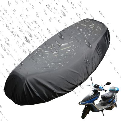 Motorcycle Rain Seat Cover Universal Flexible Waterproof Saddle Cover Black 210D Dust UV Sun Sown Protect Motorcycle Accessories Covers
