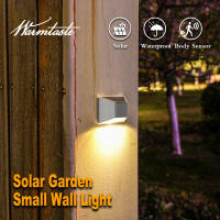 Warmtaste 4/8 LED Solar Wall Light Outdoor Waterproof Garden Lighting Wall Lamp Night Decoration Light For Villa Balcony Garden Fence