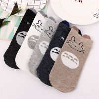 5 PairsLot Cartoon Cat Pattern Socks Cute Animal Print Women Socks Set Amozae Spring Funny Short Ankle Socks Ladies Cotton Sock