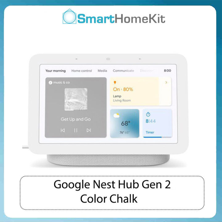 Google Nest Hub (Gen 2) - Chalk - Vodafone