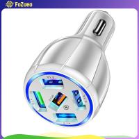 FoZueo 5พอร์ต USB ที่ชาร์จแบตในรถเร็วโทรศัพท์ในรถยนต์ QC3.0ที่ชาร์จโทรศัพท์รถยนต์ GPS