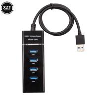 [HOT HAIXWLXKWW 589] ความเร็วสูง USB 3.0 Hub 4พอร์ตฮับขยายแยกสำหรับไดรฟ์แล็ปท็อปอะแดปเตอร์