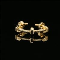 【HOT】◊ Punk Jewelry Gold Color Geometirc Size Hip Hop