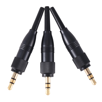 ”【；【-= 10Pcs 3.5Mm 1/8 Inch Stereo Screw Audio Lock Connector For Sennheiser For Sony D11/V1/P03 Microphone Spare Plug Adapter