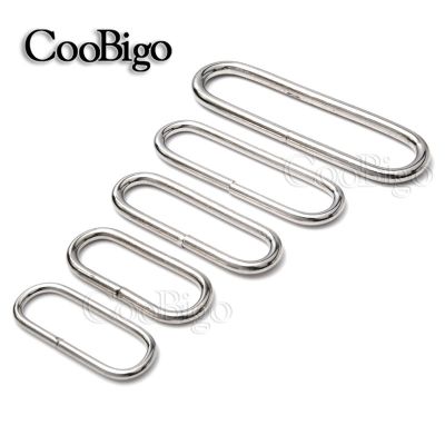 ►◎■ 20pcs Metal Belt Loop Oval Rings Non-welded O-Ring D Ring for Backpack Bag Watch Strap Dog Collar Leather Webbing Accessories