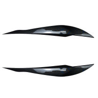 2pcs 3 2011-2018 ABS Car Lids Sedan F31 Headlight F30 Series BMW Black Eyebrows For