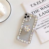 Shiny Diamond Phone Case For Huawei 9x Pro P Smart 2021 P50 P40 Lite P30 P20 Honor 30 20i Dazzling Rhinestone Border Soft Cover