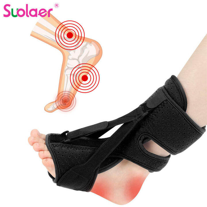 Suolaer Adjustable Night Splint For Plantar Fasciitis Pain Relief Soft