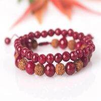 Rudraksha Mala 8Mm จักระแบบปรับได้ทิเบตยืดได้