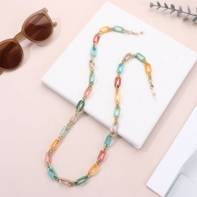 BLUEVELVET Fashion Simple Acrylic Chain Chain Glasses Lanyard R Anti-slip Anti-lost Multi-purpose Necklace