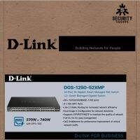 D-Link 52-Port 10-Gigabit Smart Managed PoE Switch รุ่น DGS-1250-52XMP