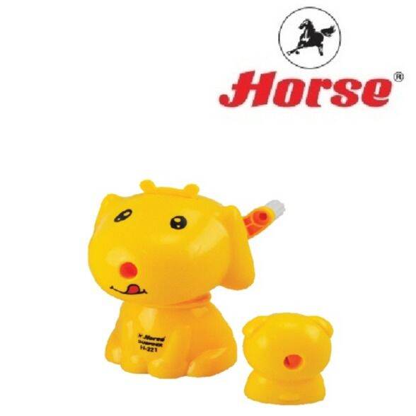 horse-ตราม้า-เครื่องเหลาดินสอ-ทรงรูปสุนัข-2-in-1-h-221-จำนวน1-เครื่อง