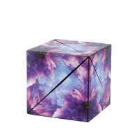 Geometric Changeable Magnetic Magic Cubo Anti Stress 3D Hand Flip Puzzle Cubo Creative Kids Educational puzzzle education  toys Brain Teasers