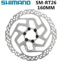 SHIMANO DEORE SM RT26 RT56จานเบรคจักรยานเสือภูเขา6ล้อโบลต์ M610จานเบรค M6000 RT56 160มม. 180มม. MTB RT56 RT26 ROTOS