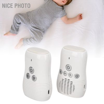 Nice photo 2.4GHz Wireless Audio Baby Monitor Two Way Intercom Care with Night Light 100‑240V