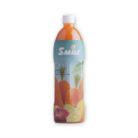 ราคาส่งถูก! สไมล์ น้ำแครอทผสมส้มคั้นแท้ 100% พาสเจอร์ไรซ์ 1 ลิตร Smile Pasteurized 100% Carrot And Orange Juice 1 L สินค้าใหม่ ล็อตใหม่ ของแท้ บริการเก็บเงินปลายทาง