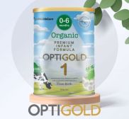 Sữa bột Optigold Organic số 1 900g 0-6 tháng