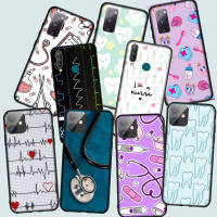 อ่อนนุ่ม Coque L180 MC96 Nurse Medical Medicine Heart เคสโทรศัพท์ ซิลิโคน หรับ Realme C2 C3 C11 2021 C12 C15 C21 C25 C33 C35 C55 5 5i 5S 6i 6 Pro 6Pro C30 C25S C21Y C25Y Real me 5Pro C30S RealmeC25 Y ปก Phone Casing