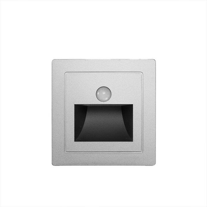 1ชิ้น-led-ปิดภาคเรียนผนังเชิงเทียนโคมไฟเซ็นเซอร์-pir-บันไดแสงขั้นตอนโคมไฟ-ac-180-240โวลต์4สีทางเดินเคลื่อนไหวเหนี่ยวนำโคมไฟติดผนังบันไดกรณีแสง