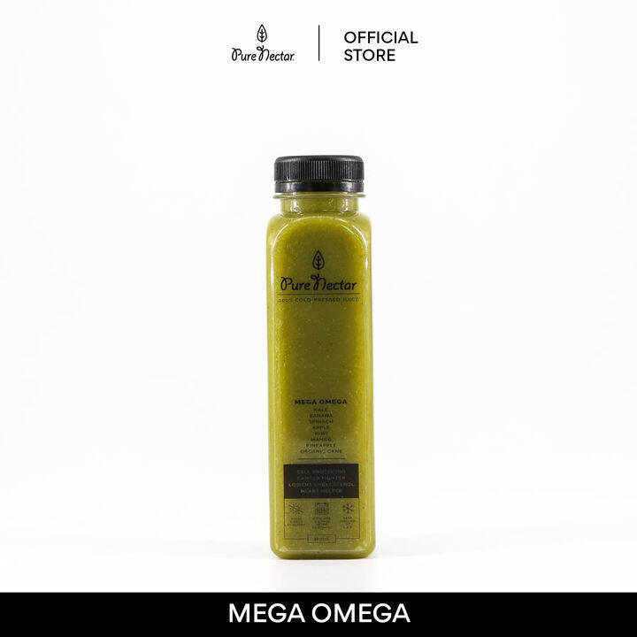 Mega Omega Premium ColdPressed Juice 300mL Fresh, Unpasteurized, No