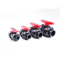 High efficiency Original UPVC double union ball valve PVC union ball valve plastic double union union ball valve PVC-U corrosion resistant ball valve