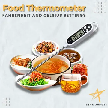 ThermoPro Tp03b Digital Instant Read Meat Thermometer Kitchen Cooking Food Candy Thermometer with Backlight and Magnet for Oil Deep Fry BBQ Grill