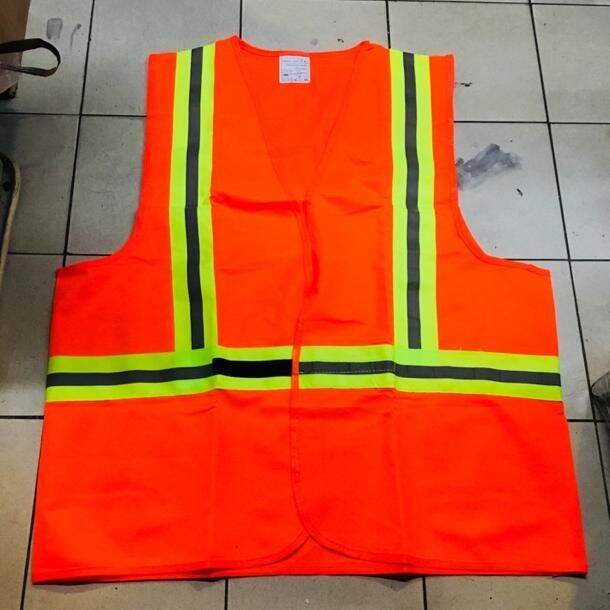 technovest-orange-vest-0051-เสื้อกั๊กเซฟตี้-สีส้ม-คุณภาพพรีเมี่ยม-รหัส-32