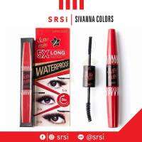 Sivanna Super Model 5X Long Deep Black 2 Step Mascara (HF893) : ซิเวนน่า มาสคาร่า 2 หัว x 1ชื้น SRSi