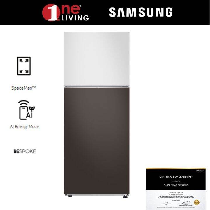Samsung 427L Bespoke Top Mount Freezer Refrigerator with Optimal Fresh+