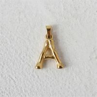 Gold Necklace Initial Pendant Gold Necklace Letter Pendant - Pendant Charm A-z 26 - Aliexpress