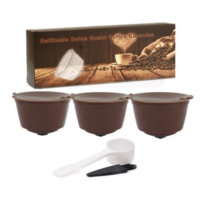 Icafilas ถ้วย Dolce แคปซูลเนสกาแฟกาแฟนำกลับมาใช้ได้สำหรับเครื่องชงกาแฟที่มีตัวกรองเหล็กตาข่ายสแตนเลส