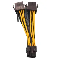 4X 8Pin to Dual 8Pin(6+2) Power Cable GPU Power Cable for Tesla K80 M40 M60 P40 P100