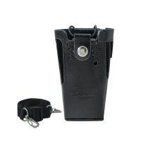 Walkie Talkie Replacement Hard Leather Case Carrying Holder Holster For GP340 HT750 Two Way RADIO