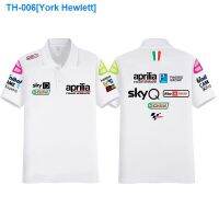 ♘□ York Hewlett Heavy locomotive t-shirts with short sleeves men apulia Aprilia motorcycle racing Polo unlined upper garment to coat lapels