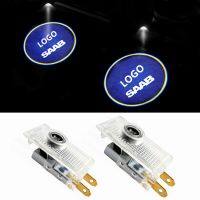 2Pcs Car LED Door Warning Welcome Logo Ghost Shadow Projecto Light For Saab 9-3 2003-2012 9-5 1998-2011 Courtesy Projector Lamp Bulbs  LEDs HIDs