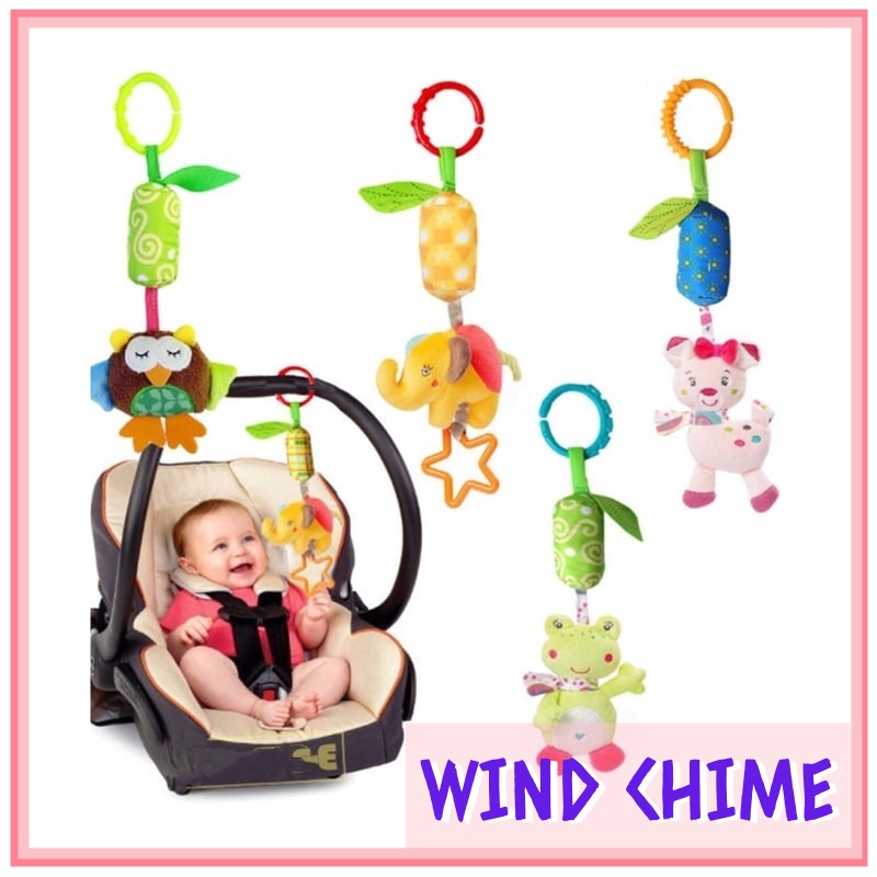 MagiDeal Baby Hanging Toys Puppet Handbells Baby Car Crib Stroller Toys Monkey