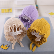 Mũ len tai bèo cho bé gái Nón len nhiều màu Mũ len mùa đông cho bé từ 3