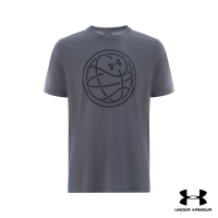 Under Armour UA Mens Hoops Logo T-Shirt เสื้อยืดออกกำลังกาย บาสเก็ตบอล สำหรับผู้ชาย