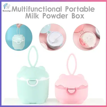 3-Grid Baby Milk Powder Container Snack Pot Dispenser Storage Box