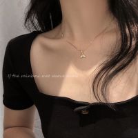 [COD] and Korean alloy fishtail necklace clavicle chain ins trendy female net red niche simple short accessories