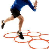 Hikeen Octagonal Agility Rings Speed Rings Agility Footwork Training and Speed Hurdles Ladder Fitness Equipment Sport Workout Training Equipment