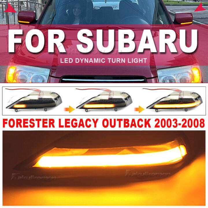 รถ-led-แบบไดนามิกเลี้ยวไฟสำหรับ-subaru-forester-กระจกมองข้างไฟกระพริบตัวบ่งชี้สำหรับ-subaru-ชนบทห่างไกลมรดก2003-2008