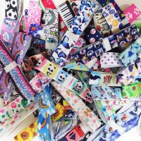 Mixed style 10 Yards 22mm 25mm 38mm 75mm Ruban satin lovely cartoon printed Grosgrain Ribbon hairbow girl ribbon Random Delivery Gift Wrapping  Bags