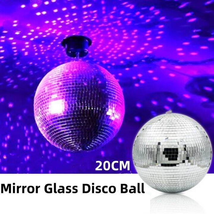 5 10 15 20cm Disco Mirror Ball DJ Light Silver Dance Party Stage ...