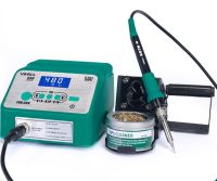 เครื่องเชื่อม SMD ชิป Desoldering ไฟฟ้าป้องกันไฟฟ้าสถิตย์พลังงานสูง60W สถานี LCD เหล็กบัดกรี YIHUA-938จอแสดงผลดิจิตอล