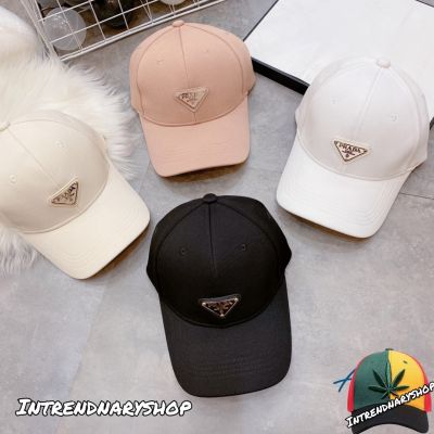 หมวกแก๊ป หมวก ปราด้า พราด้า หมวกแฟชั่น งานป้าย 4สี เนื้อผ้าดี งานคุณภาพดี 100% ใส่ง่าย สะดวกสบาย หมวกแก๊ป หมวกกันแดด Cap Fashion Summer 2022